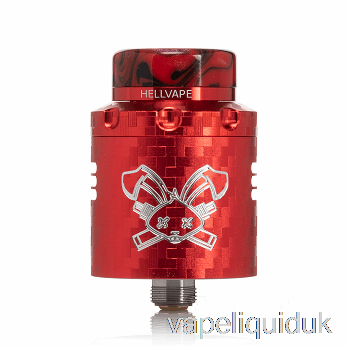 Hellvape DEAD RABBIT V3 24mm RDA Red Carbon Fiber Vape Juice